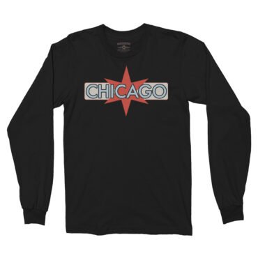 Chicago Long Sleeve T-Shirt - Black