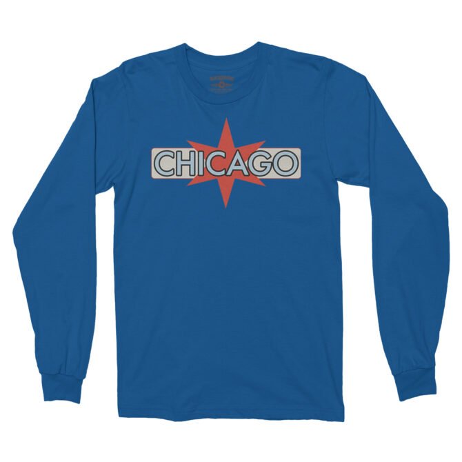 Chicago Long Sleeve T-Shirt - Royal