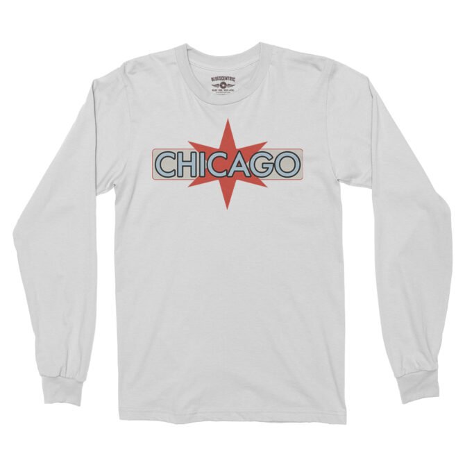 Chicago Long Sleeve T-Shirt - White