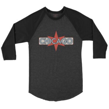 Chicago Baseball T-Shirt - Black-HBlack