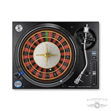 Roulette Wheel Turntable Slipmat for Vinyl Records