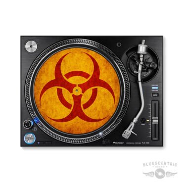 Hazmat Symbol Turntable Slipmat for Vinyl Records