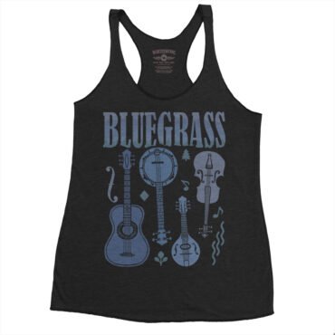 Bluegrass Instrument Racerback Tank - Women's - Black
