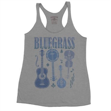 Bluegrass Instrument Racerback Tank - Women's - Premium Heather