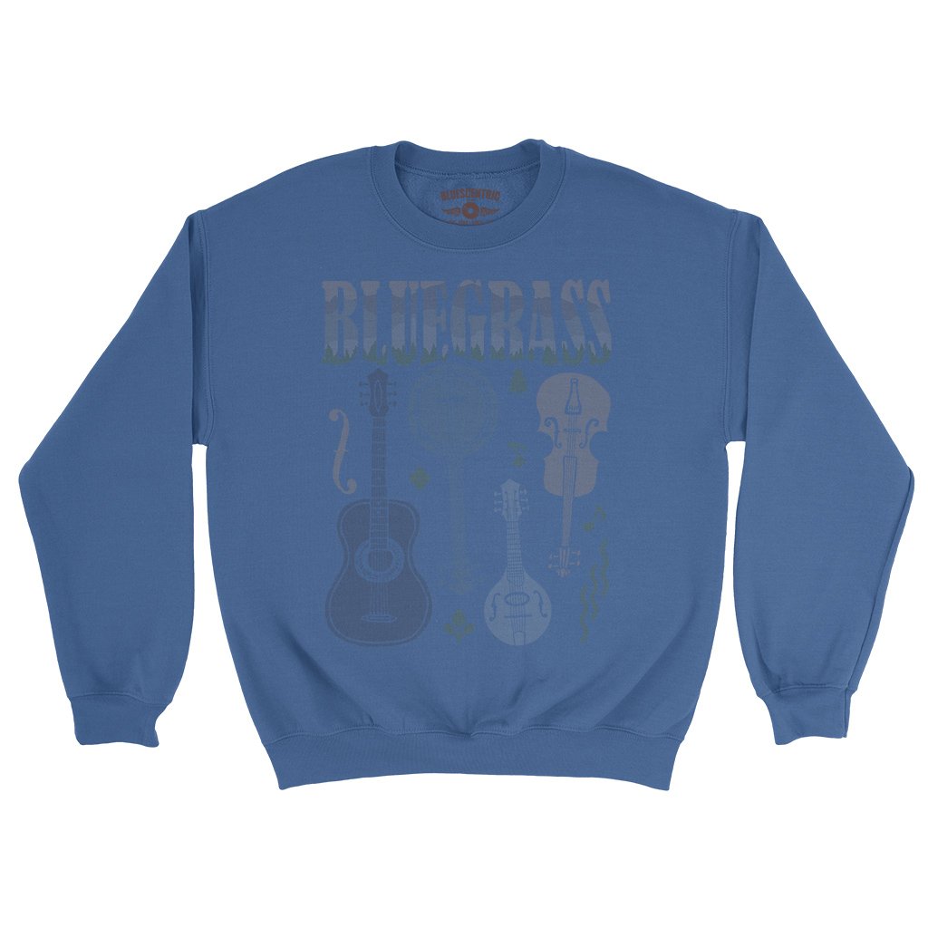 Bluegrass Instrument Crewneck Sweatshirt