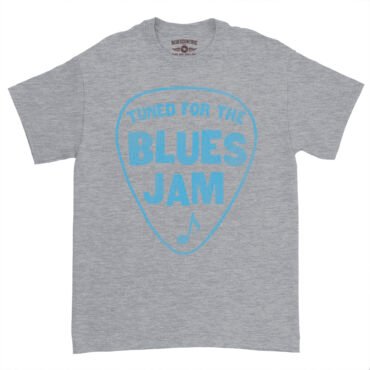 Tuned for the Blues Jam T-Shirt - Heavy Cotton - Athletic Heather