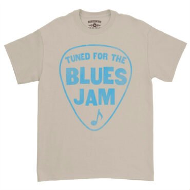 Tuned for the Blues Jam T-Shirt - Heavy Cotton - Sand