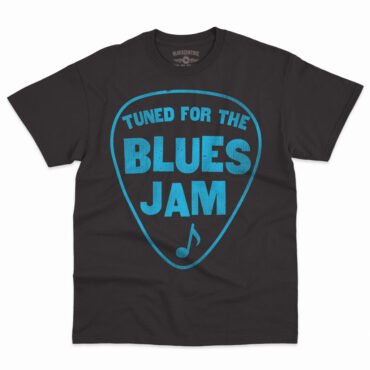 Tuned for the Blues Jam T-Shirt - Men's Big & Tall - Black