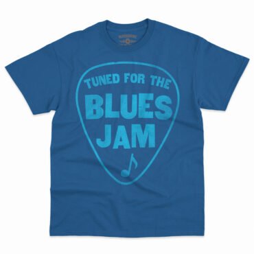 Tuned for the Blues Jam T-Shirt - Men's Big & Tall - Royal