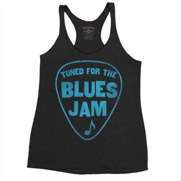 Tuned for the Blues Jam Racerback Tank - Women's - Black