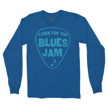Tuned for the Blues Jam Long Sleeve T-Shirt - Royal