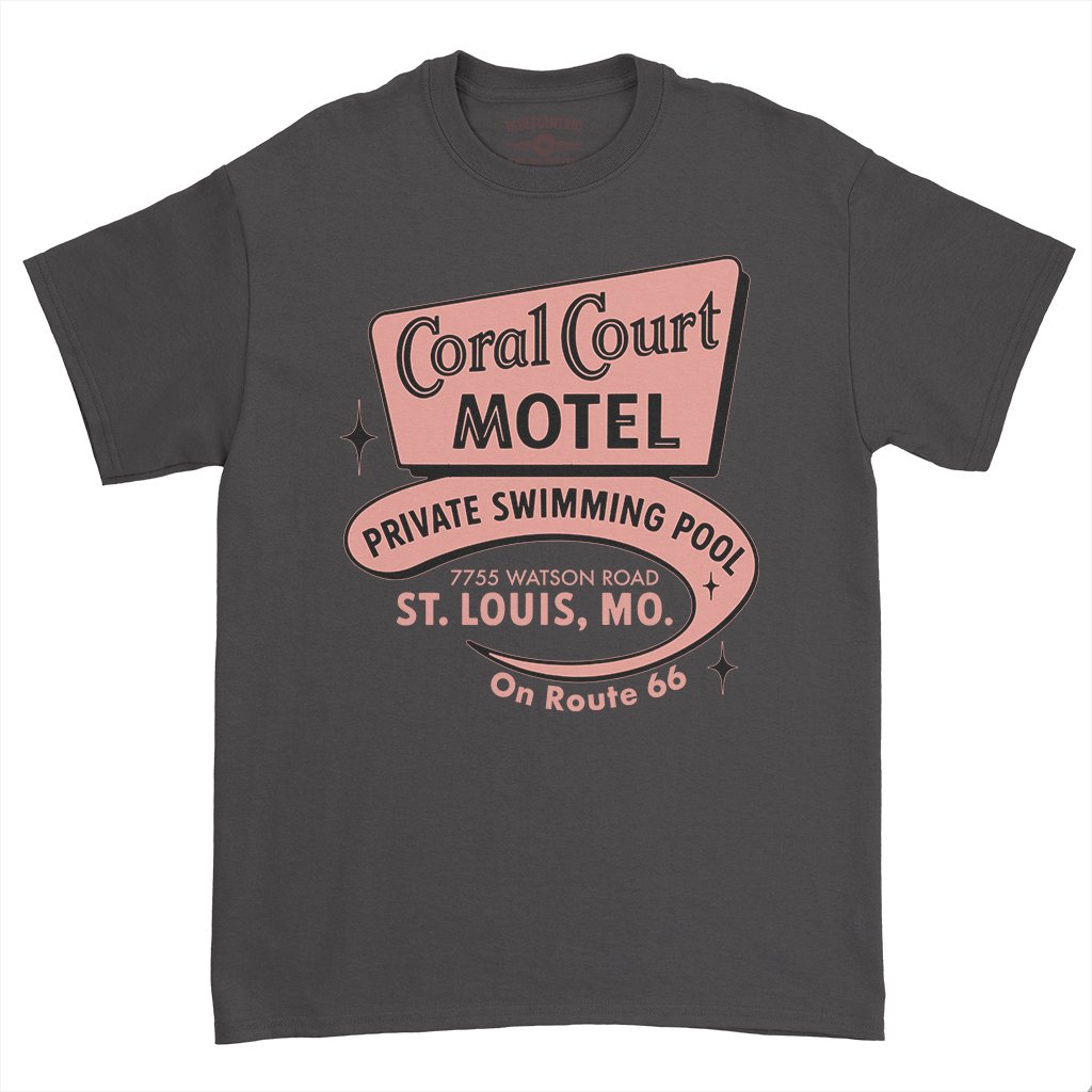 Coral Court St. Louis T-Shirt - Heavy Cotton - Black