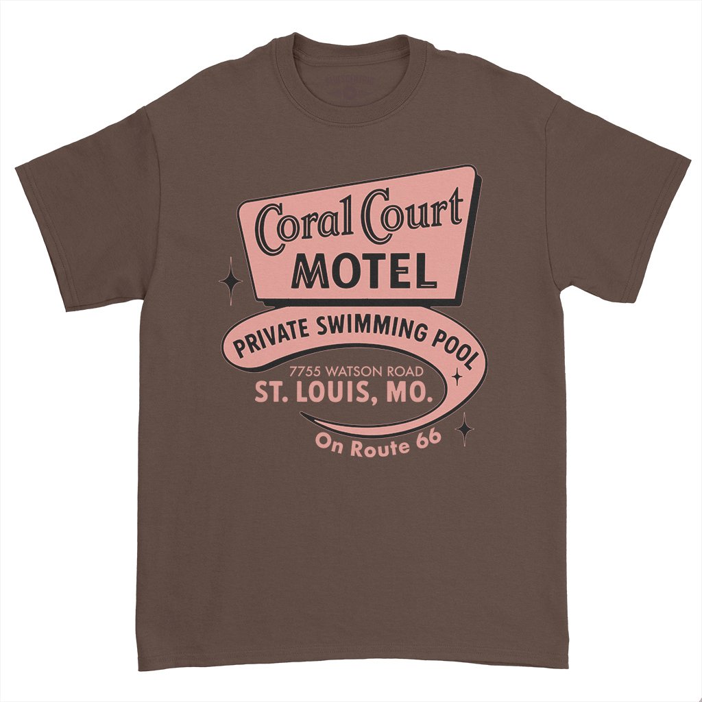Coral Court St. Louis T-Shirt - Heavy Cotton - Chocolate