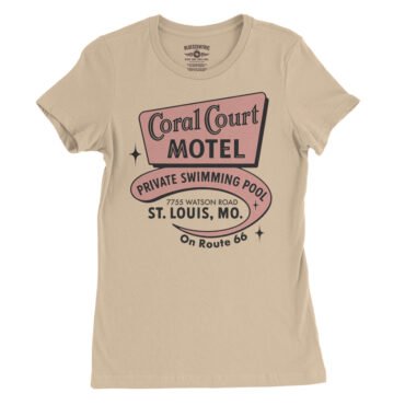 Coral Court St. Louis Ladies T-Shirt - Relaxed Fit - Sand Dune