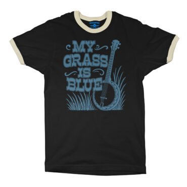Graphic My Grass Is Blue Ringer T-Shirt in default