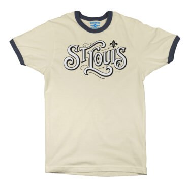 Saint Louis Ornate Vintage Ringer T-Shirt in default