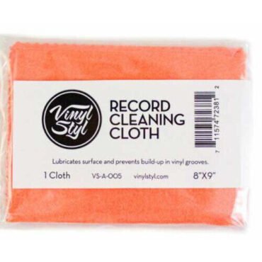 Vinyl Styl® VS-A-005 Vinyl Record Cleaning Cloth - Lubricated 8" X 9" (Single) (Orange) Vinyl Accessories (Audiophile)
