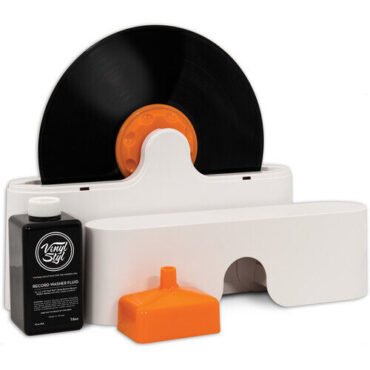 Vinyl Styl® VS-C-001 Deep Groove Record Washer System - For 7/10/12 Inch (White) Vinyl Accessories (Large Item, White, Audiophile)