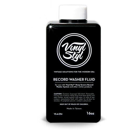 Vinyl Styl® VS-W-002 Deep Groove Record Washer Fluid Refill 16oz Vinyl Accessories (Audiophile)