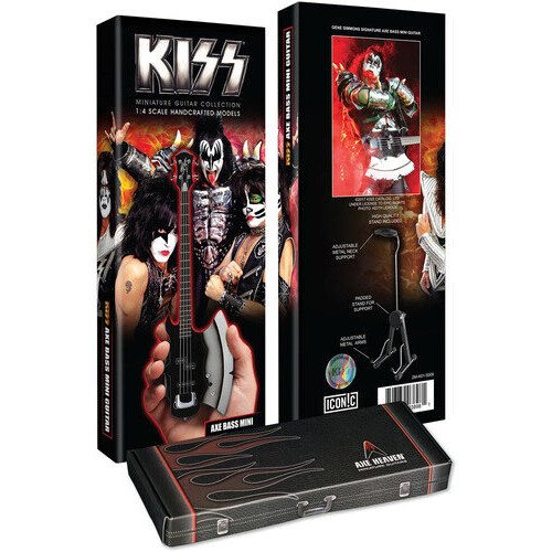 Axe Heaven Signature Axe Mini Bass Guitar Replica Collectible 2M-K01-5006 Collectibles (Large Item, Collectible)