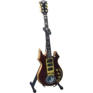 Axe Heaven Jerry Garcia Tiger Tribute Mini Guitar Replica Collectible Officially Licensed JG-063 Collectibles (Large Item, Collectible, Figure)