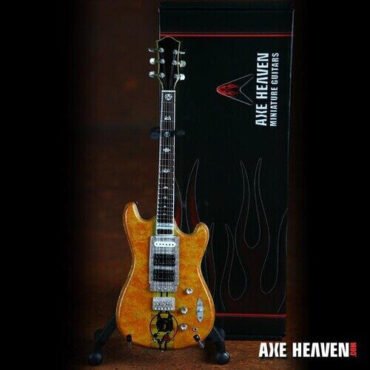 Axe Heaven Jerry Garcia Wolf Tribute Mini Guitar Replica Collectible Officially Licensed JG-403 Collectibles (Large Item, Collectible, Figure)