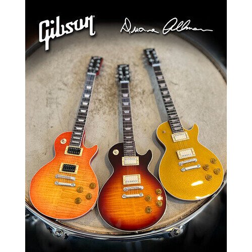 Axe Heaven Duane Allman Gibson 1957 Les Paul Goldtop Mini Guitar