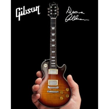 Axe Heaven Duane Allman Gibson 1959 Les Paul "DUANE" Tobacco Burst Mini Guitar Replica Collectible GG-134 Collectibles (Large Item, Collectible, Figure)