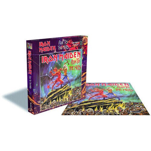 RockSaws - Iron Maiden Run To The Hills (500 Piece Jigsaw Puzzle) Games (Large Item, Puzzle)