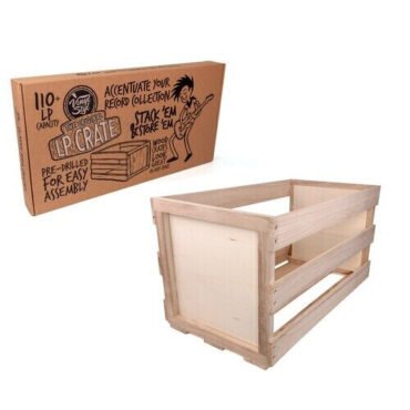 Vinyl Styl VS-RS-04 Original LP Crate 12 Inch LP Record Storage 110 to 120 Capacity Vinyl Accessories (Ships in Own Container, Large Item, Wood)