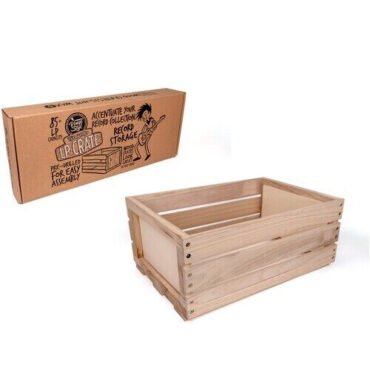 Vinyl Styl VS-RS-05 Metro LP Crate 12 Inch LP Record Storage 85 to 95 Capacity Vinyl Accessories (Ships in Own Container, Large Item, Wood)