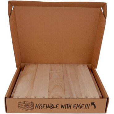 Vinyl Styl VS-RS-06l Express LP Crate 12 Inch LP Record Storage 40+ Capacity Wood Vinyl Accessories (Ships in Own Container, Large Item, Wood)