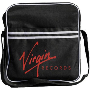 Rocksax - Virgin Records - Zip Top MessengerMessenger/Record Bag (Black/Red) Collectibles (Large Item, Backpack, Collectible)