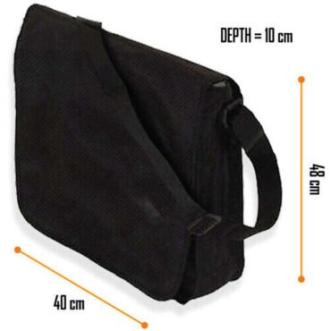 Rocksax - Stax - Hand Logo - Flap Top Messenger Bag (Black) Collectibles (Large Item, Backpack, Collectible)