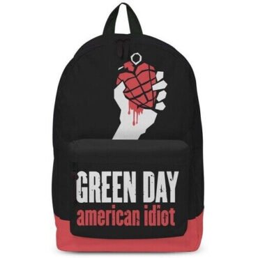 Rocksax - Green Day - American Idiot - Classic Backpack with Laptop Pocket (Black) Collectibles (Large Item, Backpack, Collectible)