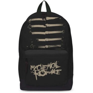Rocksax - My Chemical Romance - Parade Logo - Backpack with Laptop Pocket (Black) Collectibles (Large Item, Backpack, Collectible)