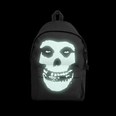 Rocksax - Misfits - Fiend Glow in the Dark Logo - Daypack with Laptop Pocket (Black) Collectibles (Large Item, Collectible, Tote / Messenger Bag)