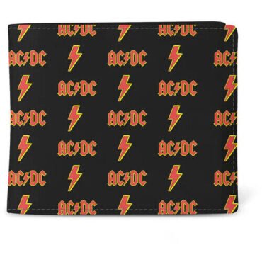 Rocksax - AC/DC - AC/DC Logo - Wallet With Coin Pocket (Black/Red) Collectibles (Wallet, Collectible)