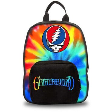 Rocksax - Grateful Dead - Steal Your Face Logo - Mini Backpack (Black) Collectibles (Large Item, Backpack, Collectible)