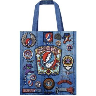 Rocksax - Grateful Dead - Battle Bag - 16 X 16 Soft Polyester Bag with Web Handles Collectibles (Large Item, Tote / Messenger Bag)