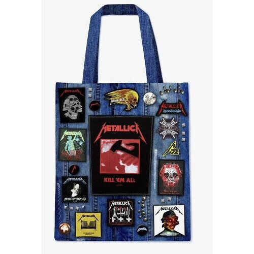 Rocksax - Metallica - Battle Bag - 16 X 16 Soft Polyester Bag with Web Handles Collectibles (Large Item, Tote / Messenger Bag)