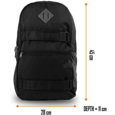 Rocksax - Misfits - Fiend - Skate Bag With Laptop Sleeve and Deck Straps (Black) Collectibles (Large Item, Backpack)