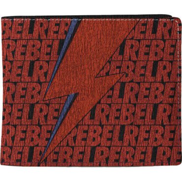 Rocksax - Bowie - Rebel Rebel - Wallet With Coin Pocket (Black) Collectibles (Wallet)