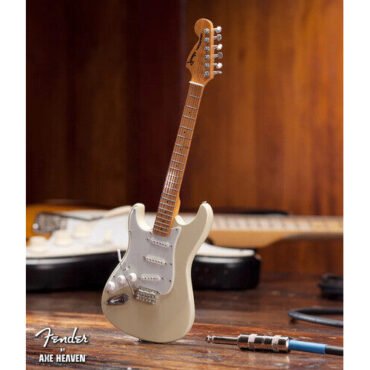 Axe Heaven Jimi Hendrix Fender Stratocaster - Left Handed Cream Reverse With Jimi Logo Mini Guitar FS-004-JIMI Collectibles (Large Item, Collectible, Figure)