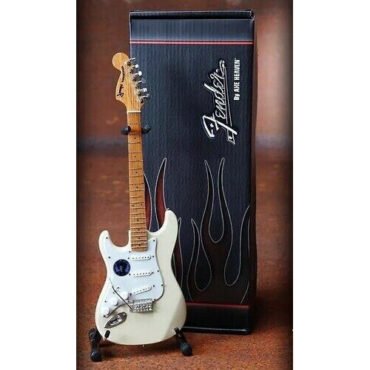 Axe Heaven Jimi Hendrix Fender Stratocaster - Left Handed Cream Reverse With Jimi Logo Mini Guitar FS-004-JIMI Collectibles (Large Item, Collectible, Figure)