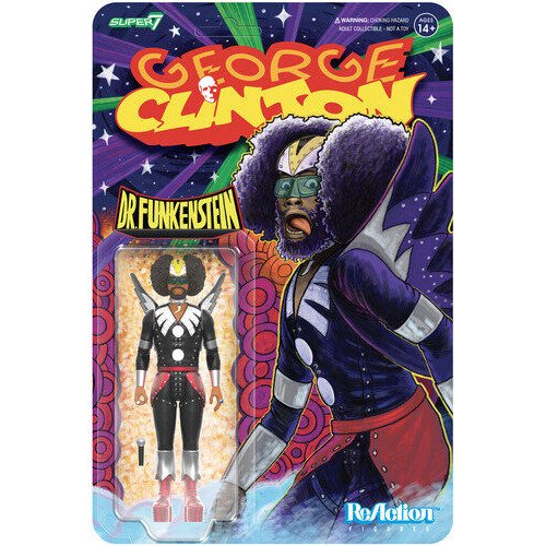 Super7 - George Clinton - ReAction Figures Wv1 - George Clinton (Dr. Funkenstein) Collectibles (Action Figure)