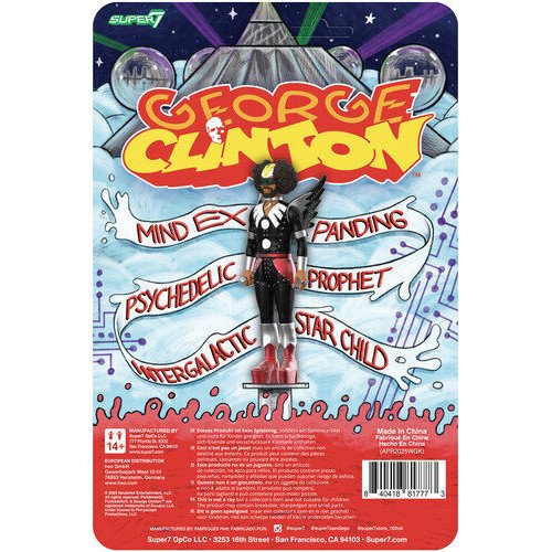 Super7 - George Clinton - ReAction Figures Wv1 - George Clinton (Dr. Funkenstein) Collectibles (Action Figure)
