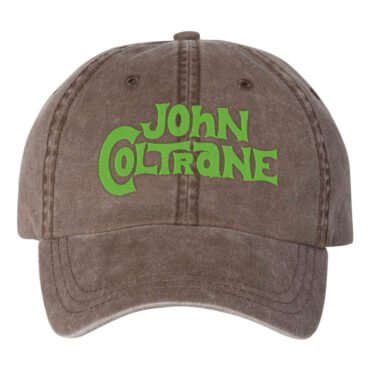 John Coltrane Logo Hat - Unstructured Brown | Jazz Music Hat