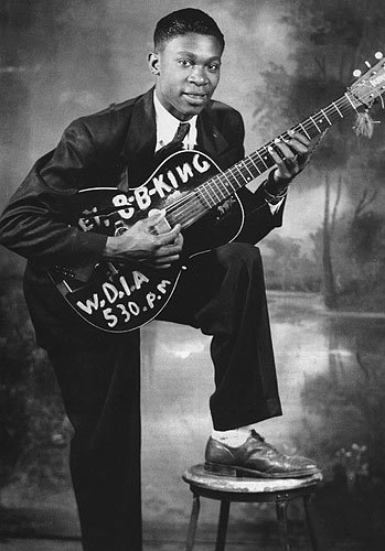 Blues boy king at wdia in memphis