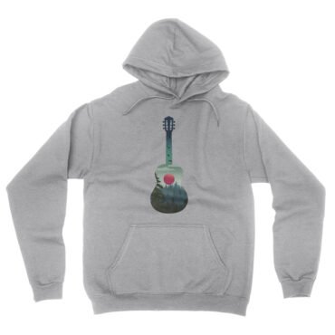 Guitar Pines Outdoors Hooded Pullover Jacket - Ash